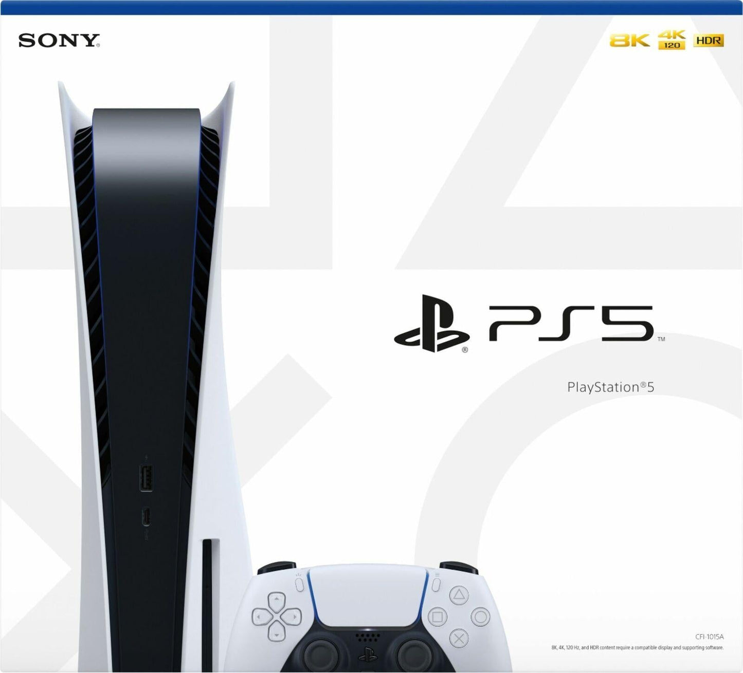 PlayStation 5 |4320p Resolution | 4K TV | Video Game Console | Brand New